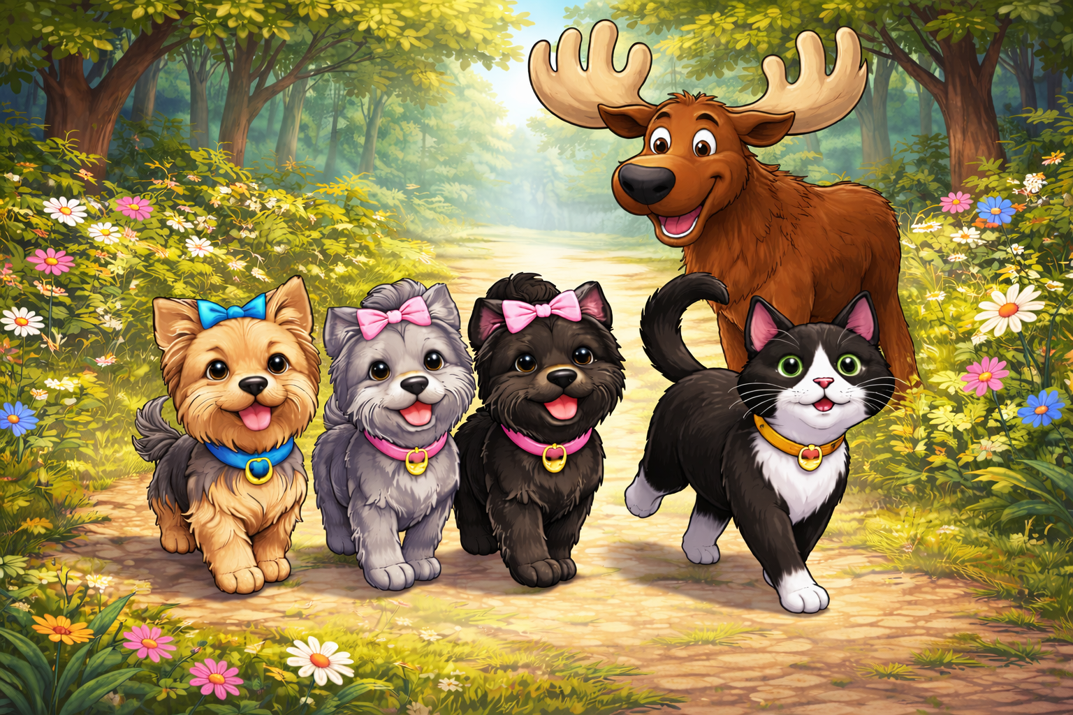 Jack and friends great adventure Mike moose is on the loose