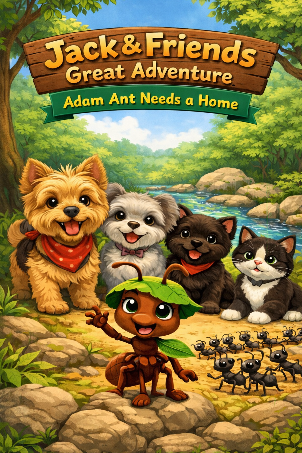 Jack and Friends great adventure Adam ant needs a home