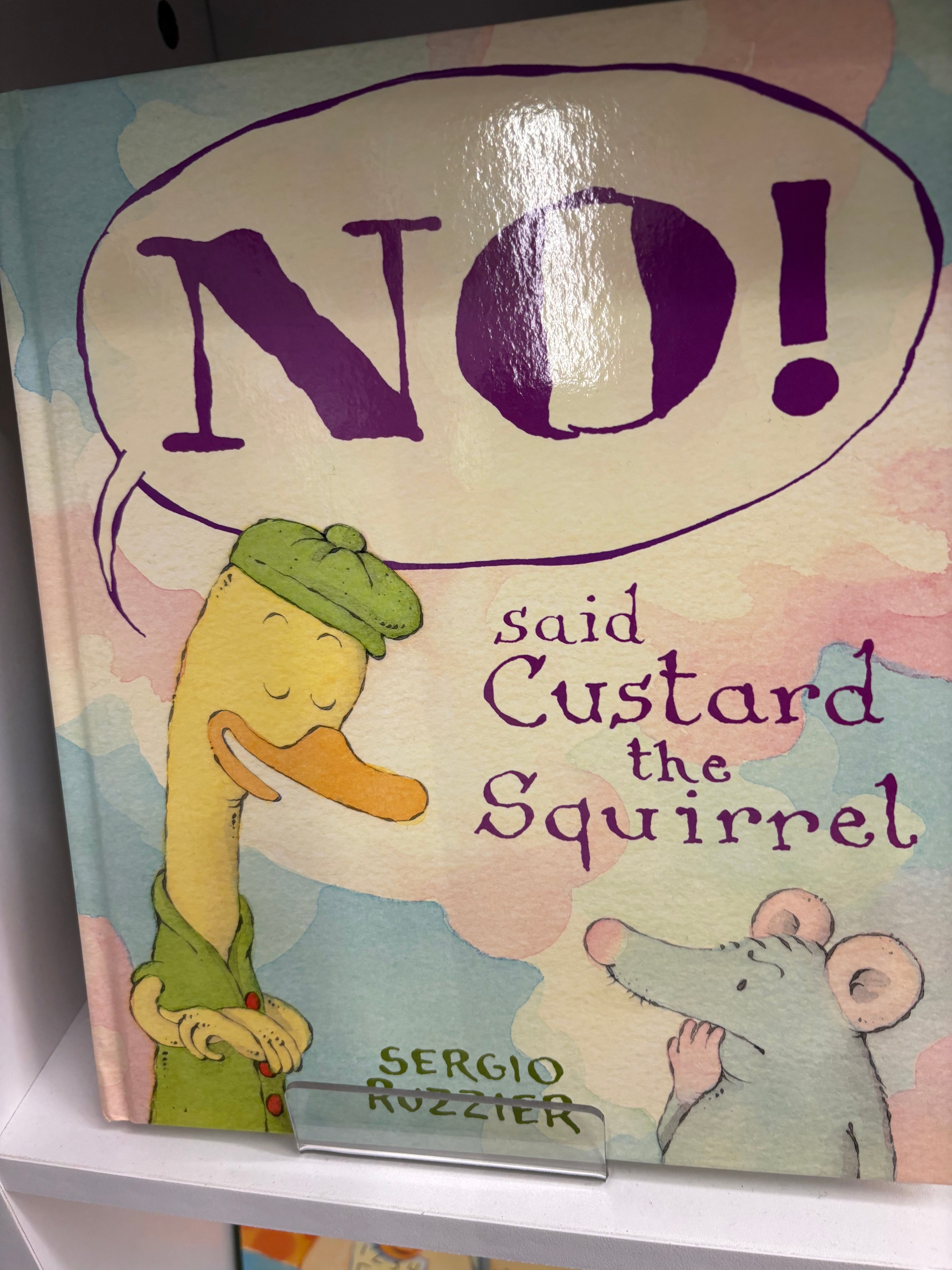 No said custard the squirrel